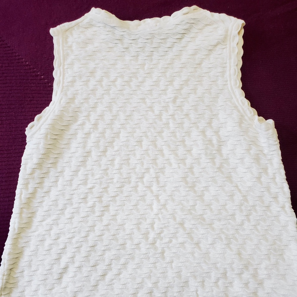 Ann Taylor White Fitted Shirt - Picture 2 of 8